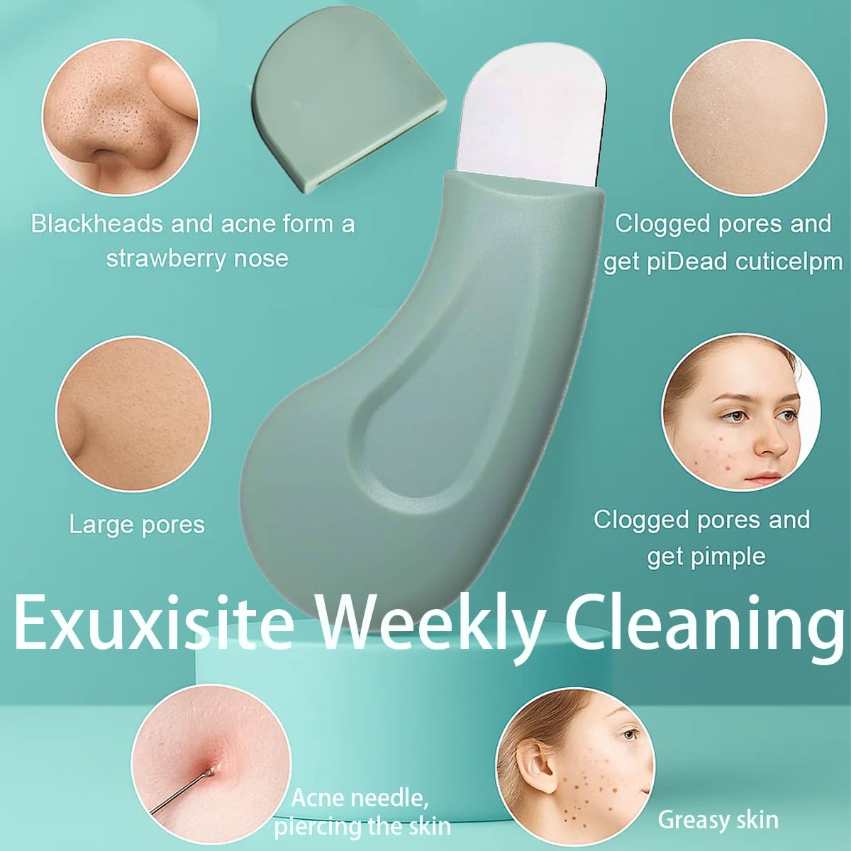 Stainless Steel Facial Acne Scrapper