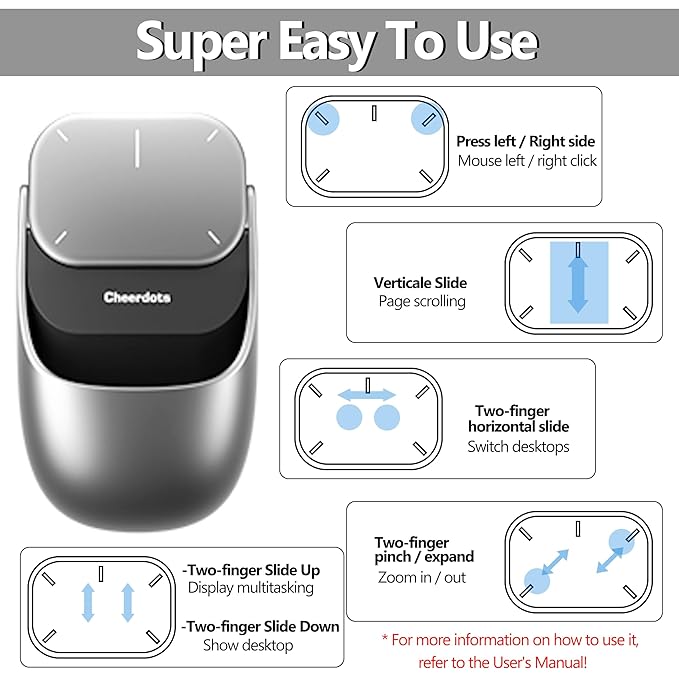 5-In-1 AI Powered Air Mouse with Recorder