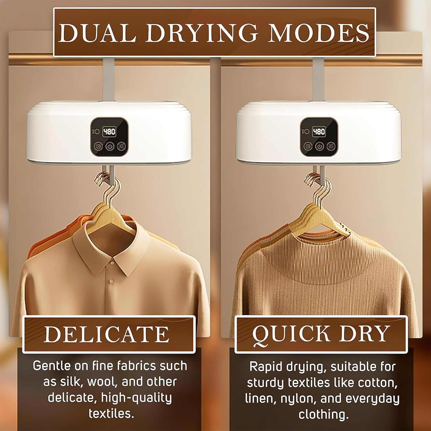 Portable Foldable Electric Clothes Dryer