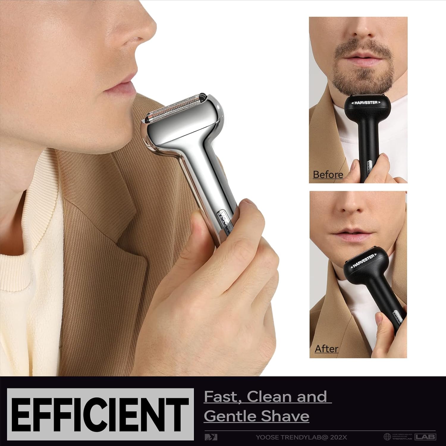 Portable Magnetic Face Shaver Trimmer