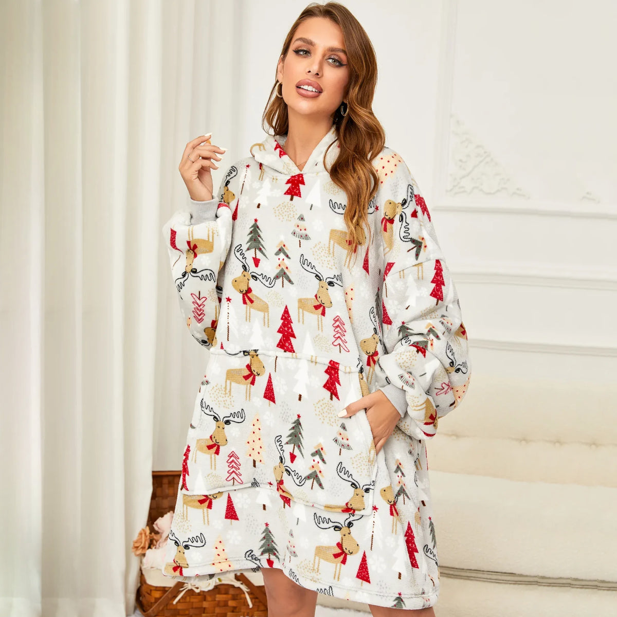 Cozy Xmas Blanket Hoodie