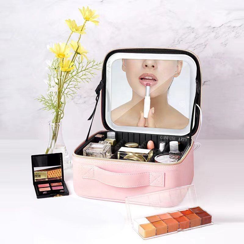 Smart LED Makeup Organizer Bag
