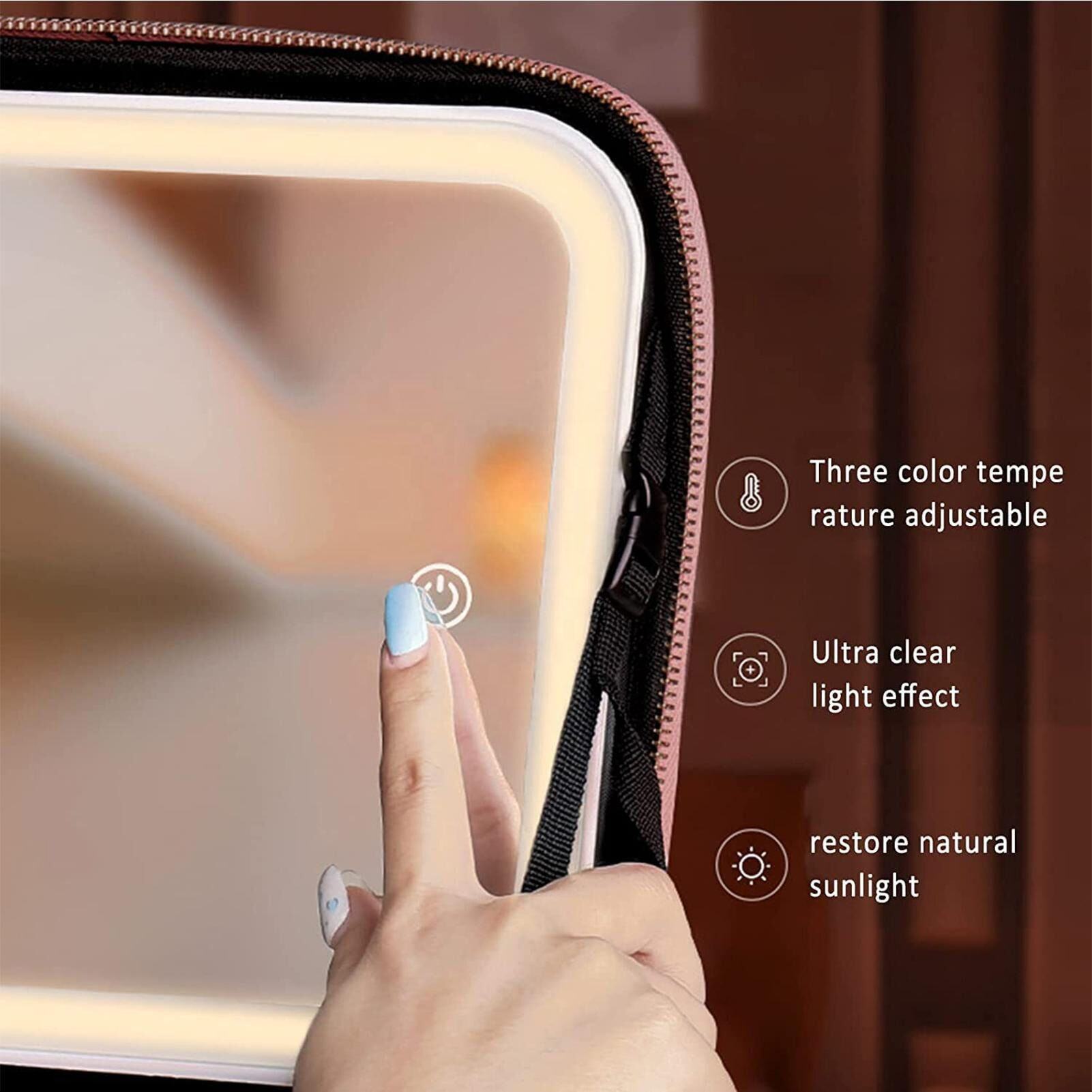 Smart LED Makeup Organizer Bag