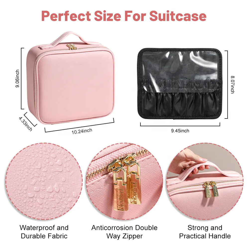 Smart LED Makeup Organizer Bag