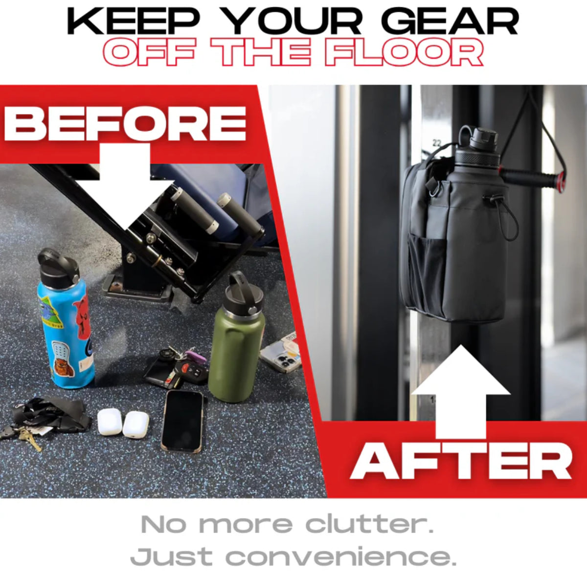 Magnetic Bottle Bag with Organizer