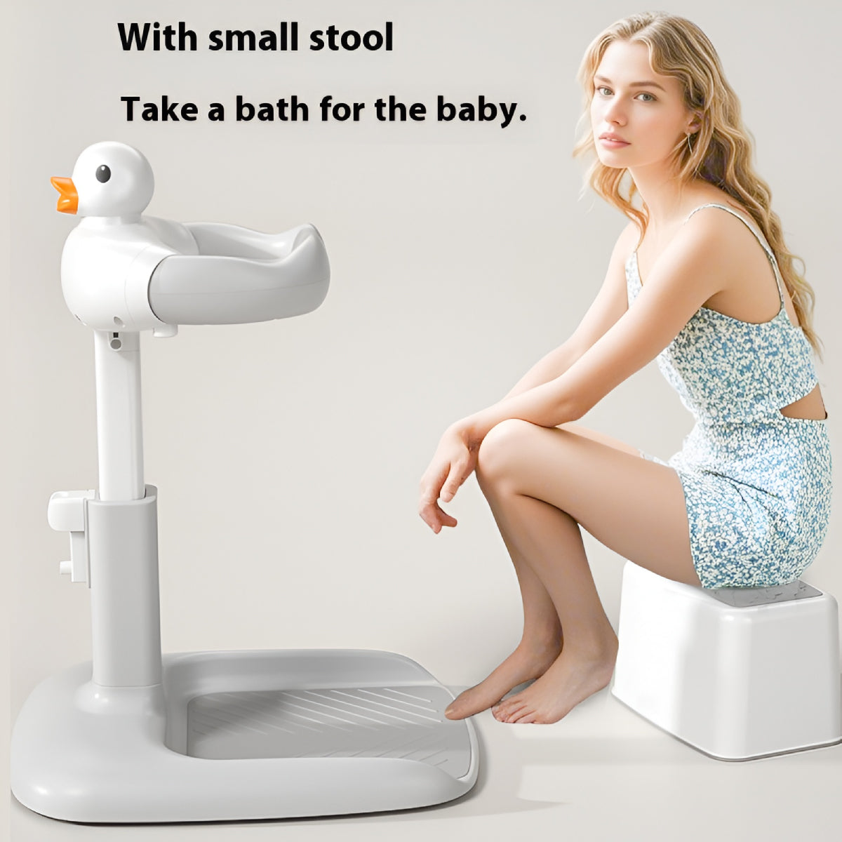 Adjustable Baby Standing Bath