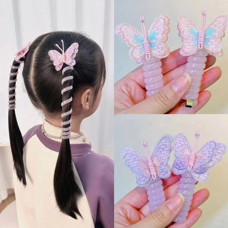 Butterfly Telephone Wire Hair Bands