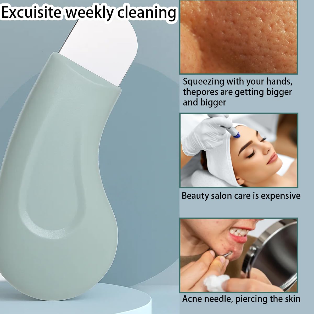 Stainless Steel Facial Acne Scrapper