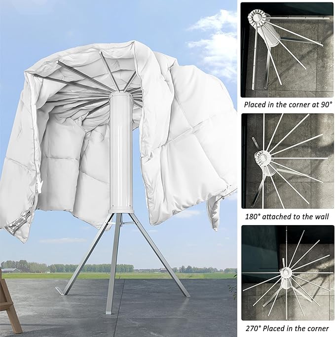 Folding Tripod Clothes Drying Rack
