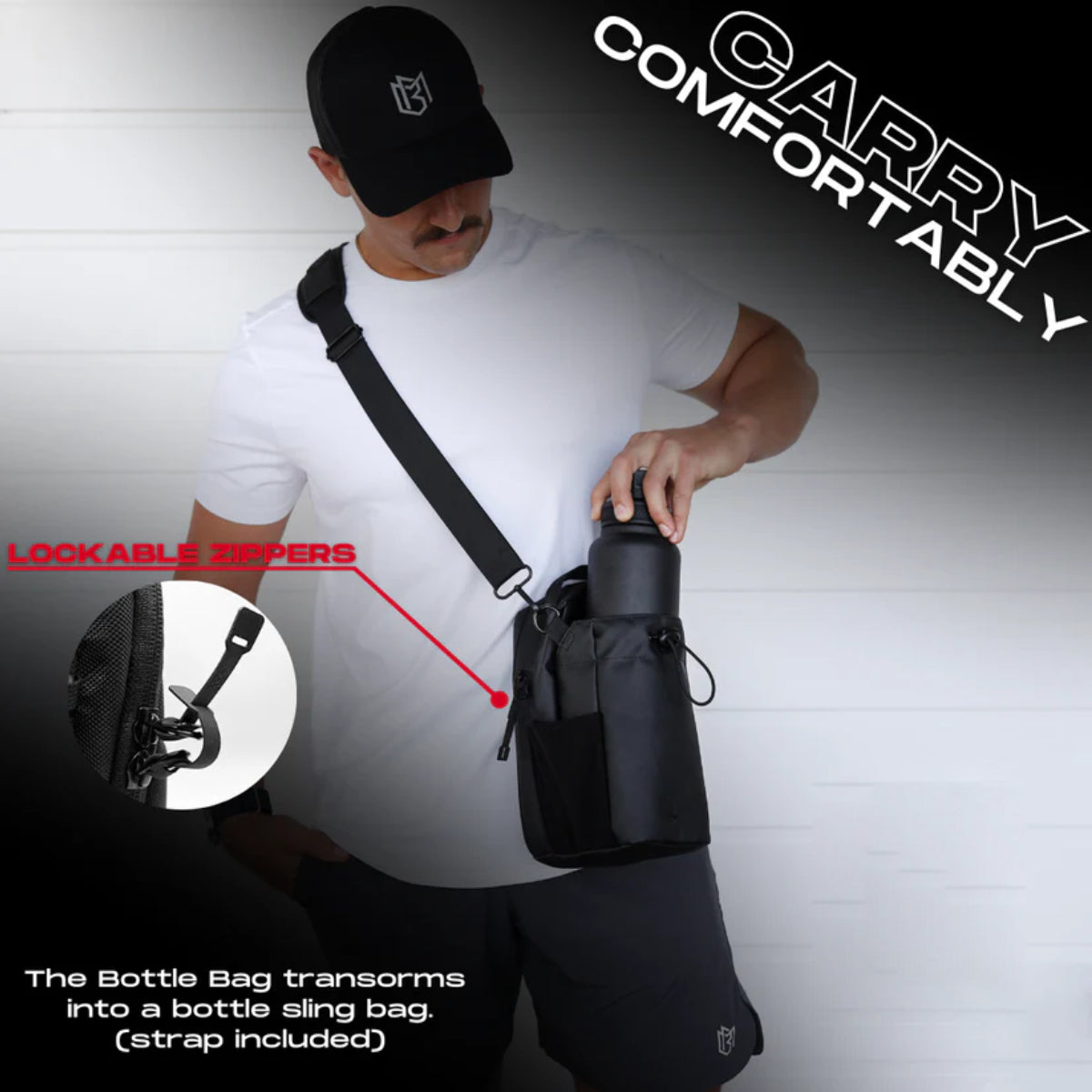 Magnetic Bottle Bag with Organizer