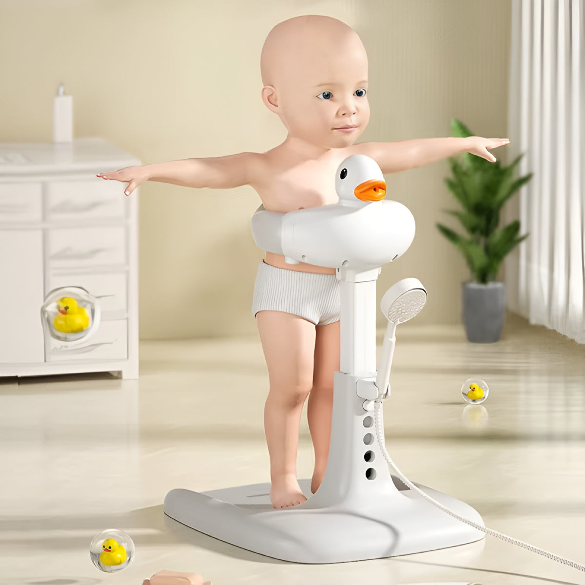 Adjustable Baby Standing Bath